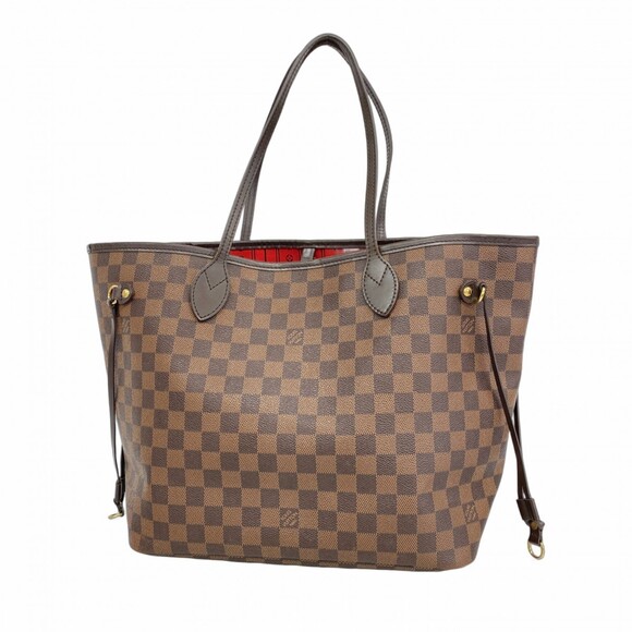 Louis Vuitton Damier Neverfull MM Tote Bag N51105 Ebene Women's - Picture 1 of 13